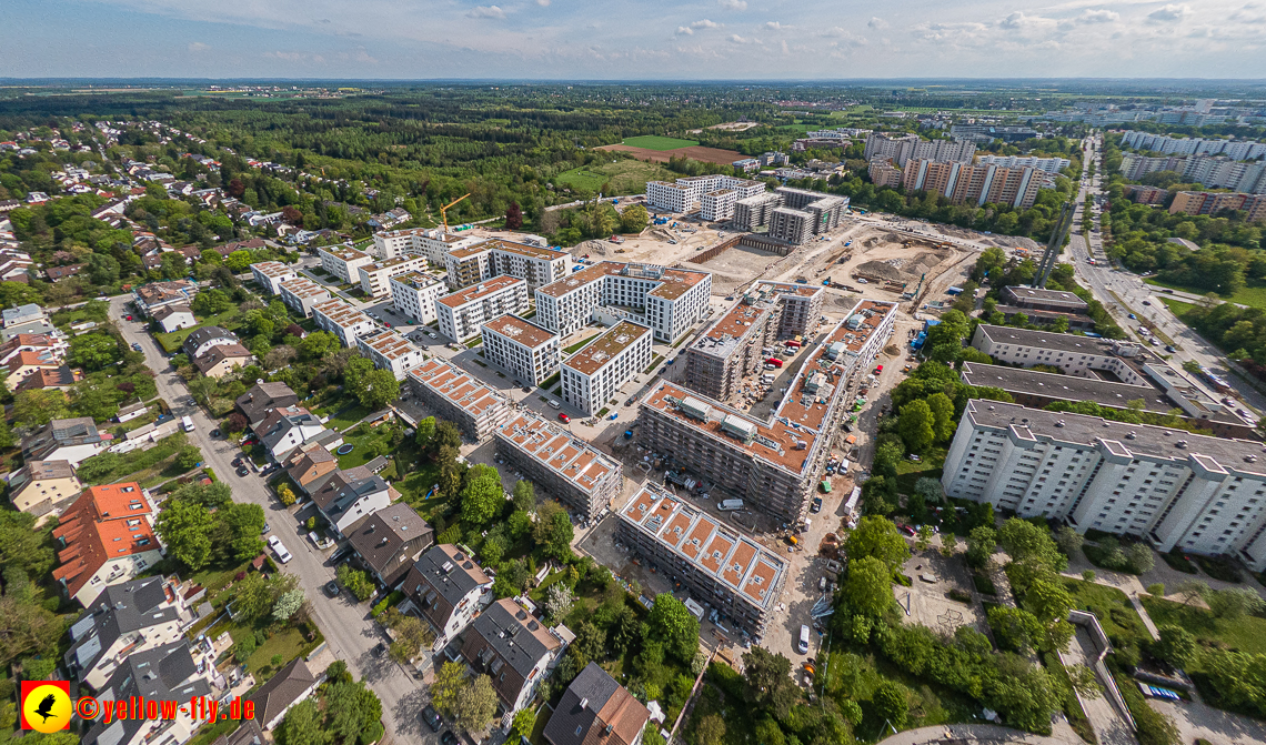 09.05.2023 - Baustelle Alexisquartier und Pandion Verde in Neuperlach